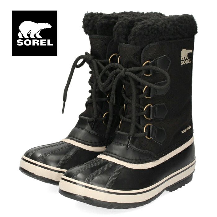 ソレル SOREL NM3487 011 メンズ ブーツ 1964 パックナイロン ブラック スノーブーツ ウインターブーツ 防水 保温 耐寒 グリップ力 軽量