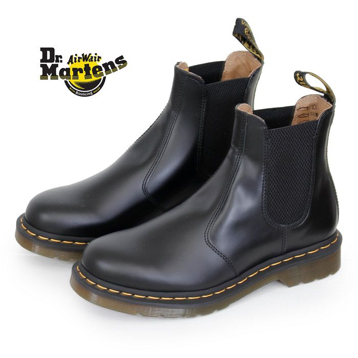 ドクターマーチン Dr.Martens 22227001 サイドゴア チェルシー ブーツ 2976 YS 黒 ブラック メンズ レディース