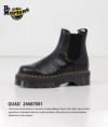 ドクターマーチン 靴 Dr.Martens 2976 QUAD クアッド レトロ 24687001 サイドゴア チェルシー ブーツ レディース 厚底 黒 クロ ブラック