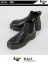 ドクターマーチン 靴 Dr.Martens 2976 QUAD クアッド レトロ 24687001 サイドゴア チェルシー ブーツ レディース 厚底 黒 クロ ブラック