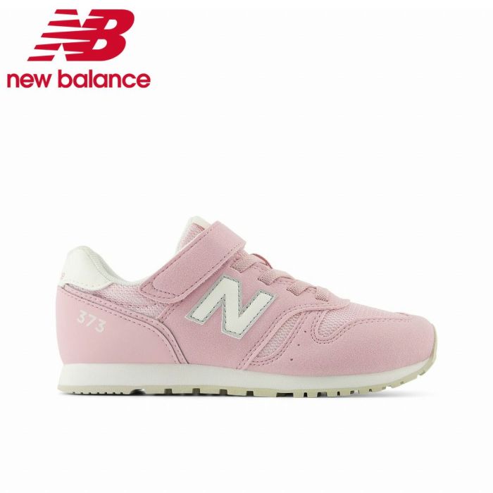 ニューバランス スニーカー new balance キッズ ジュニア YV373AU2M ピンク 靴 子供靴 ローカット ベルクロ 履きやすい