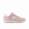 ニューバランス スニーカー new balance キッズ ジュニア YV373AU2M ピンク 靴 子供靴 ローカット ベルクロ 履きやすい