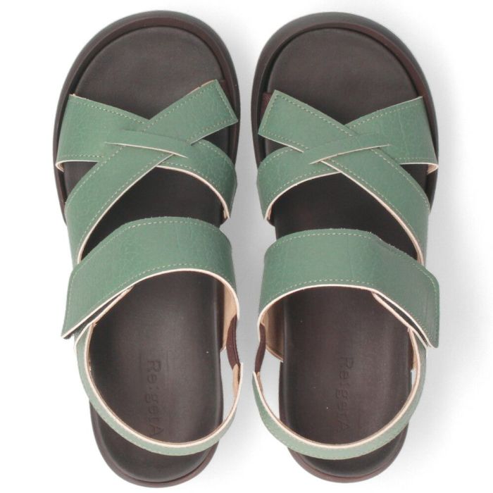 リゲッタ サンダル レディース 疲れない 厚底 ヒール 靴 軽量 ウェッジサンダル バックストラップ 履きやすい 歩きやすい コンフォート 日本製 R-2682 REGETA