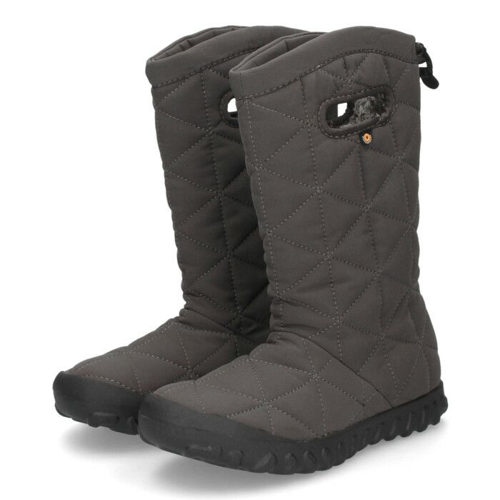 ボグス スノーブーツ レディース ウィンターブーツ 防水 防寒 防滑 B-MOC HIGH 78940S ダークグレー 靴 BOGS