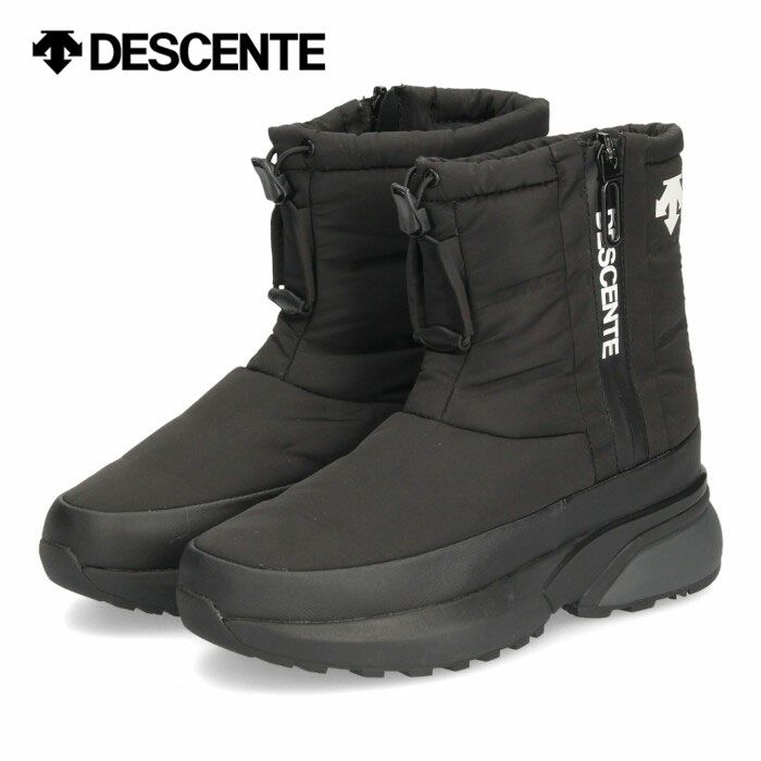 デサント レディース ブーツ 防水 防寒 黒 10 DM1UJD10BK ウィンターブーツ ブラック ACTIVE WINTER BOOTS 靴 DESCENTE 