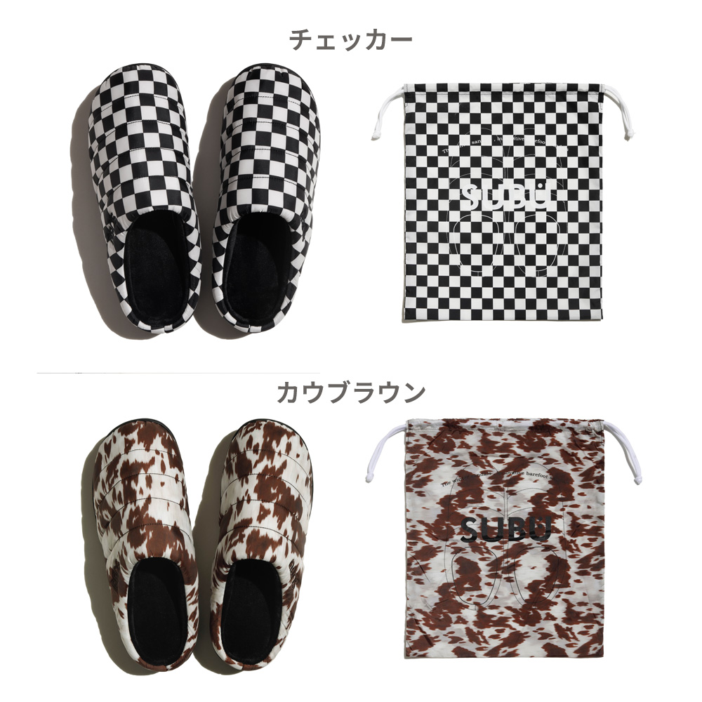 【正規販売店】 SUBU サンダル スブ 冬用サンダル メンズ レディース スリッポン 冬秋 スリッパ ダウンスリッパ ルームシューズ 外履き 内履き 撥水 防汚 ダウンサンダル ボア 起毛 もこもこ あったかい サボ