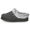 スケッチャーズ レディース サンダル クロッグ BOBS KEEPSAKES 31204-CCL チャコール スリッポン カジュアル 靴 SKECHERS