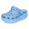 クロックス サンダル 厚底 キッズ crocs キラキラ グリッター キューティ クロッグ 207834-4TB オキシゲン classic crocs glitter cutie clog ブルー