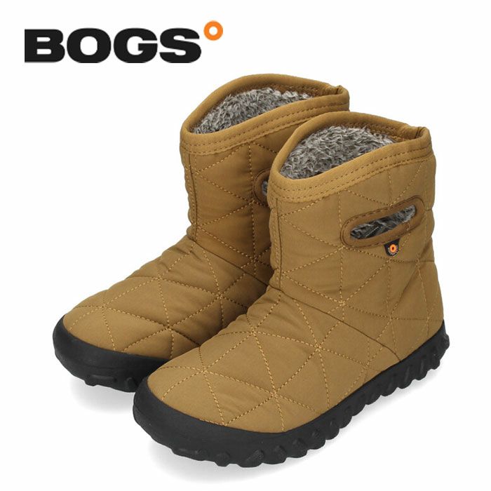 ボグス BOGS メンズ レディース ブーツ B-MOC SHORT 78836S ライトブラウン ショートブーツ スノーブーツ 防寒 防水 耐久 軽量