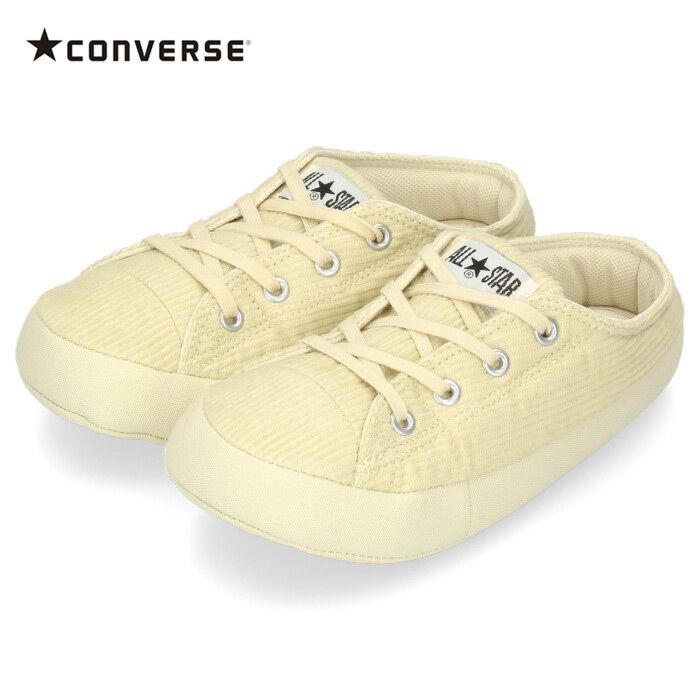 コンバース ルームシューズ メンズ レディース オールスター RS コーデュロイ OX オフホワイト 室内履き オフィス スリッパ CONVERSE 31306931