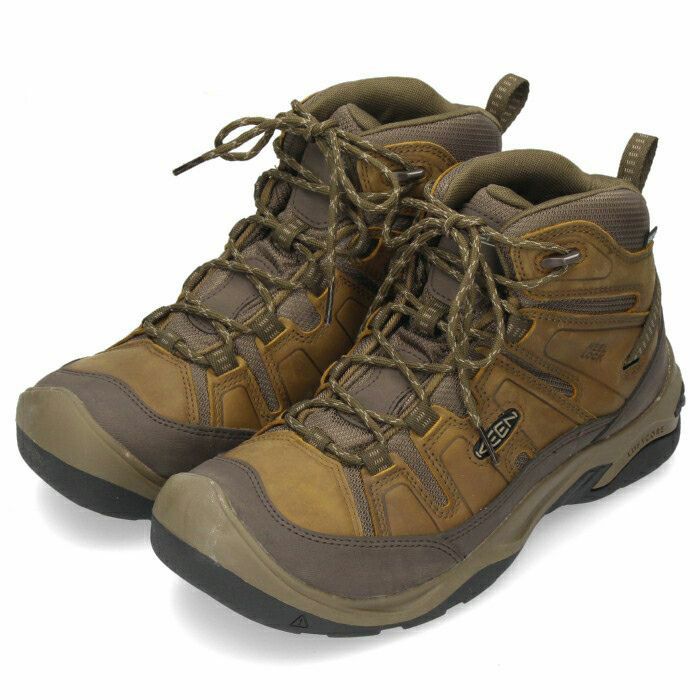 KEEN キーン メンズ トレッキング ハイキング 防水 レザー シューズ スニーカー ブーツ 登山 アウトドア 1026769 サーカディア ミッド ウォータープルーフ ブラウン ミッドカット 靴 本革