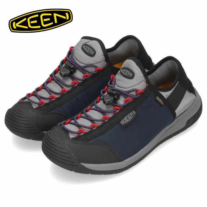 キーン メンズ スニーカー 靴 防水 軽量 シューズ KEEN フッドモック エイチエス 1026101 マルチカラー ネイビー グレー アウトドア