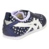 アシックス asics スクスク SUKU2 キッズ ベビー シューズ メティッドナロー BABY CT 通園 1144A201 401 抗菌消臭 花柄 ネイビー ホワイト 面ファスナー