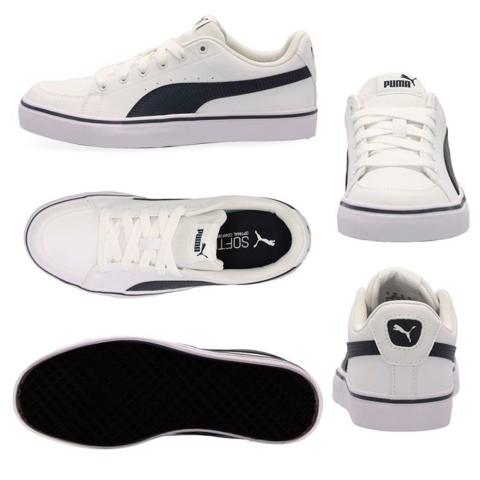 プーマ スニーカー 黒 白 V コート バルク レディース メンズ PUMA シンプル 通勤 通学 クッション V Court Vulc 389907 V Court Vulc EB 389908