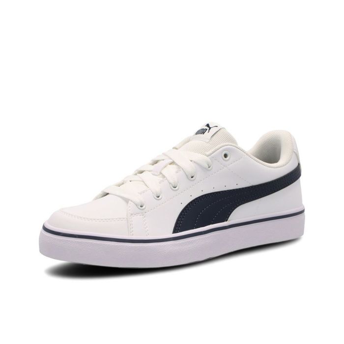 プーマ スニーカー 黒 白 V コート バルク レディース メンズ PUMA シンプル 通勤 通学 クッション V Court Vulc 389907 V Court Vulc EB 389908