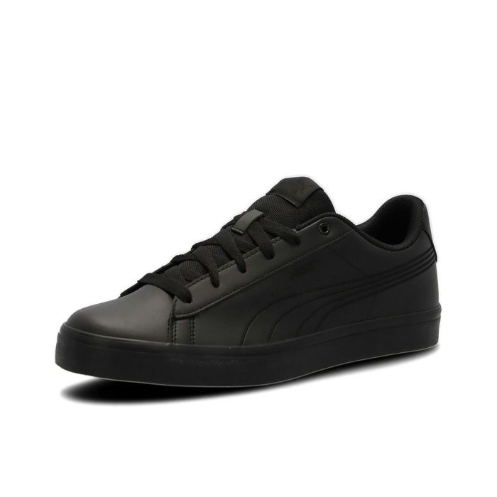 プーマ スニーカー 黒 白 V コート バルク レディース メンズ PUMA シンプル 通勤 通学 クッション V Court Vulc 389907 V Court Vulc EB 389908