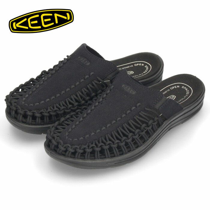 キーン サンダル メンズ ユニーク ツー スライド KEEN UNEEK 2 SLIDE 1022371 ブラック 靴 カジュアル おしゃれ アウトドア キャンプ オフィス