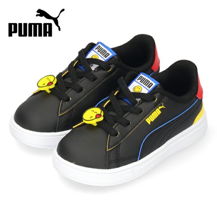 プーマ ベビー スニーカー PUMA x SMILEYWORLD 384490-02 サーブプロ スマイリーワールド ブラックAC Inf 赤ちゃん PUMA