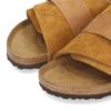 ビルケンシュトック BIRKENSTOC サンダル メンズ キョウト レザー スエード 1022355 ミンク 幅広 Kyoto MINK