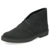 Clarks クラークス メンズ デザートブーツ2 Desert Boot 2 ブラック スエード 26155499 ショートブーツ 黒 255J