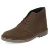 Clarks クラークス メンズ デザートブーツ2 Desert Boot 2 ダークブラウン スエード 26155506 ショートブーツ 茶色 255J