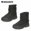 デサント スノーブーツ レディース 暖かい 滑らない ブーツ ウィンターブーツ ブラック グレー 靴 防水 10 DESCENTE ACTIVE WINTER BOOTS