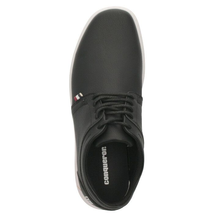 コンカラー マンハッタン エクストラ メンズ スニーカー 軽量 幅広 ブラック 黒 カジュアル 靴 172 719 conqueror shoes