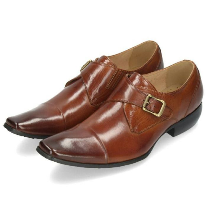 ビジネスシューズ 本革 メンズ 紐 ドレスシューズ スリッポン ブラック キャメル バンプアンドグラインド 革靴 黒 茶 紳士靴 ビジカジ デザインヒール