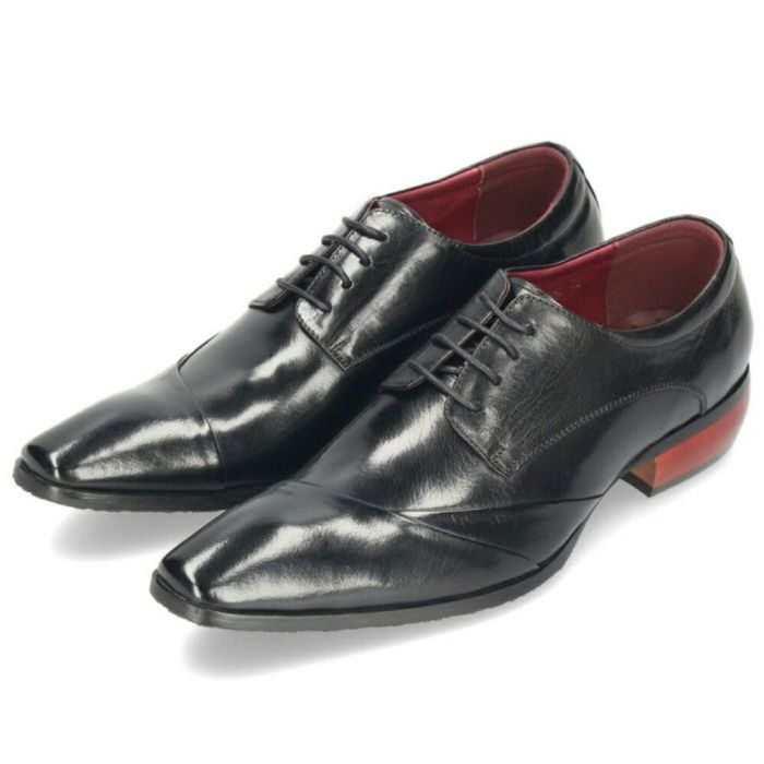 ビジネスシューズ 本革 メンズ 紐 ドレスシューズ スリッポン ブラック キャメル バンプアンドグラインド 革靴 黒 茶 紳士靴 ビジカジ デザインヒール