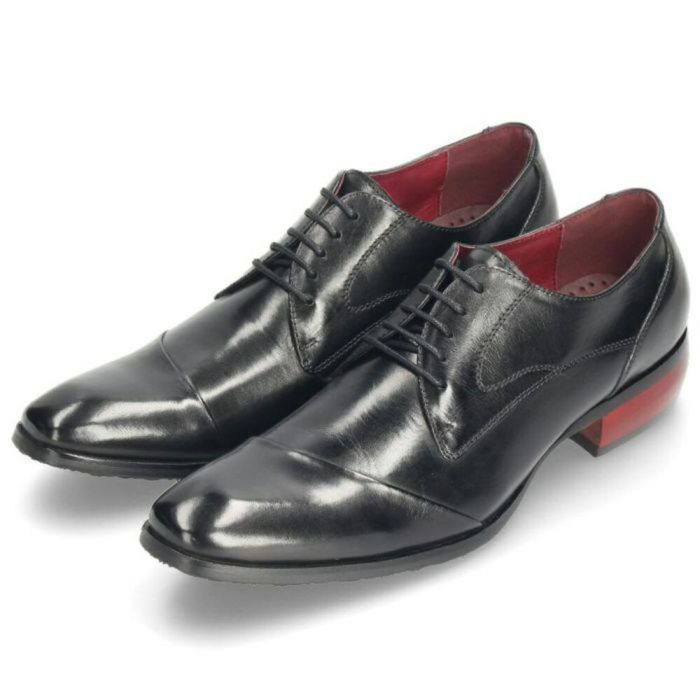 ビジネスシューズ 本革 メンズ 紐 ドレスシューズ スリッポン ブラック キャメル バンプアンドグラインド 革靴 黒 茶 紳士靴 ビジカジ デザインヒール