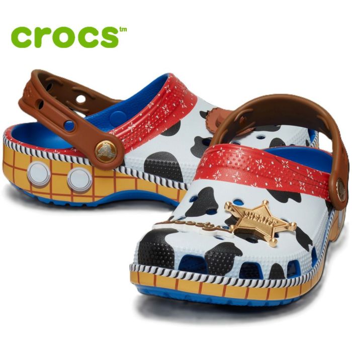 クロックス キッズ サンダル 子供 子ども ジュニア ピクサー トイストーリー ウッディ クロッグ 男の子 女の子 crocs 209461 KIDS  TOYSTORY WOODY CLOG | Parade-パレード- 公式オンラインストア