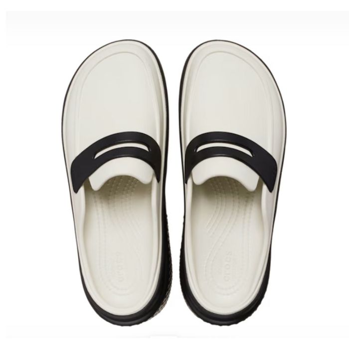 クロックス レディース サンダル 厚底 スリップオン ローファー クロッグ crocs ブラック 黒 ホワイト ストンプ ローファー 209937 おしゃれ 軽量 滑りにくい