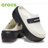 クロックス レディース サンダル 厚底 スリップオン ローファー クロッグ crocs ブラック 黒 ホワイト ストンプ ローファー 209937 おしゃれ 軽量 滑りにくい