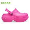 クロックス レディース サンダル 厚底 クロッグ crocs ブラック 黒 ホワイト ピンク ベージュ ベラ クロッグ 210062 おしゃれ 軽量