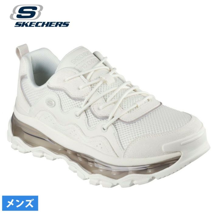 スケッチャーズ メンズ スニーカー SKECHERS 靴 普通幅 ウノ カオス 183295 WHT ホワイト 厚底スニーカー エアー 白