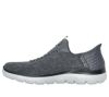 スケッチャーズ スリップインズ メンズ SKECHERS Slip-ins スリッポン ハンズフリー スニーカー 靴 サミッツ キーペース ゆったり ブラック 黒 チャコール ネイビー レッド 232469W ワイド幅 幅広