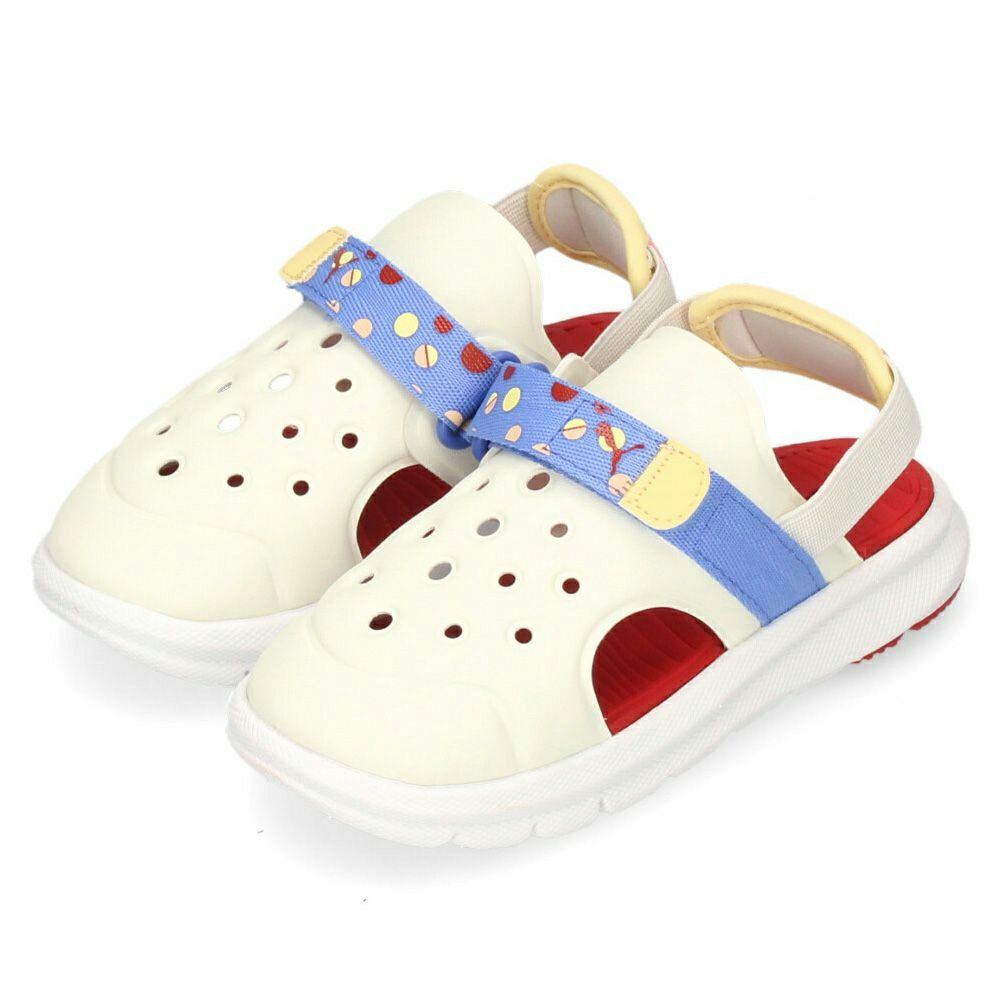 PUMA ベビー プーマ エボルブ サマーキャンプ AC サンダル 395647 01 ホワイト 02 グレー キッズ スポーツサンダル 男の子 女の子 軽量 通気性 速乾