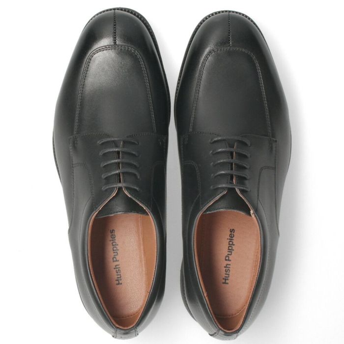 ハッシュパピー メンズ ビジネスシューズ 0246 0247 0248 0249 0250 Hush Puppies 靴 4E 幅広 本革 牛革 黒