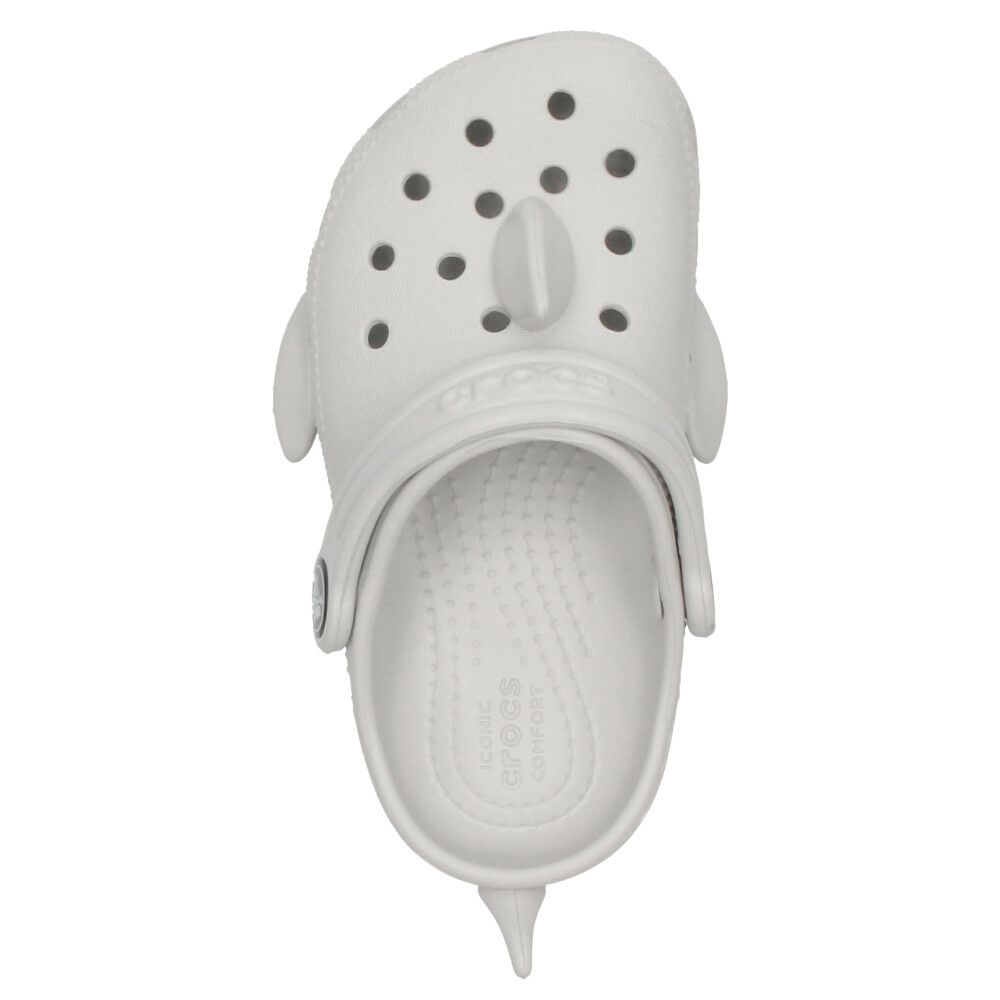 クロックス キッズ サンダル 子供 クラシック IAM シャーク 軽量 アウトドア 遊び デイリー グレー crocs 210014