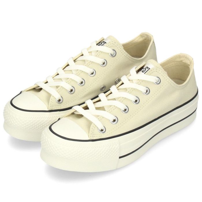 コンバース レディース スニーカー オールスター R リフテッド OX  31312840 HI 31312830 ミルクホワイト ハイカット ローカット 厚底 靴 キャンバス