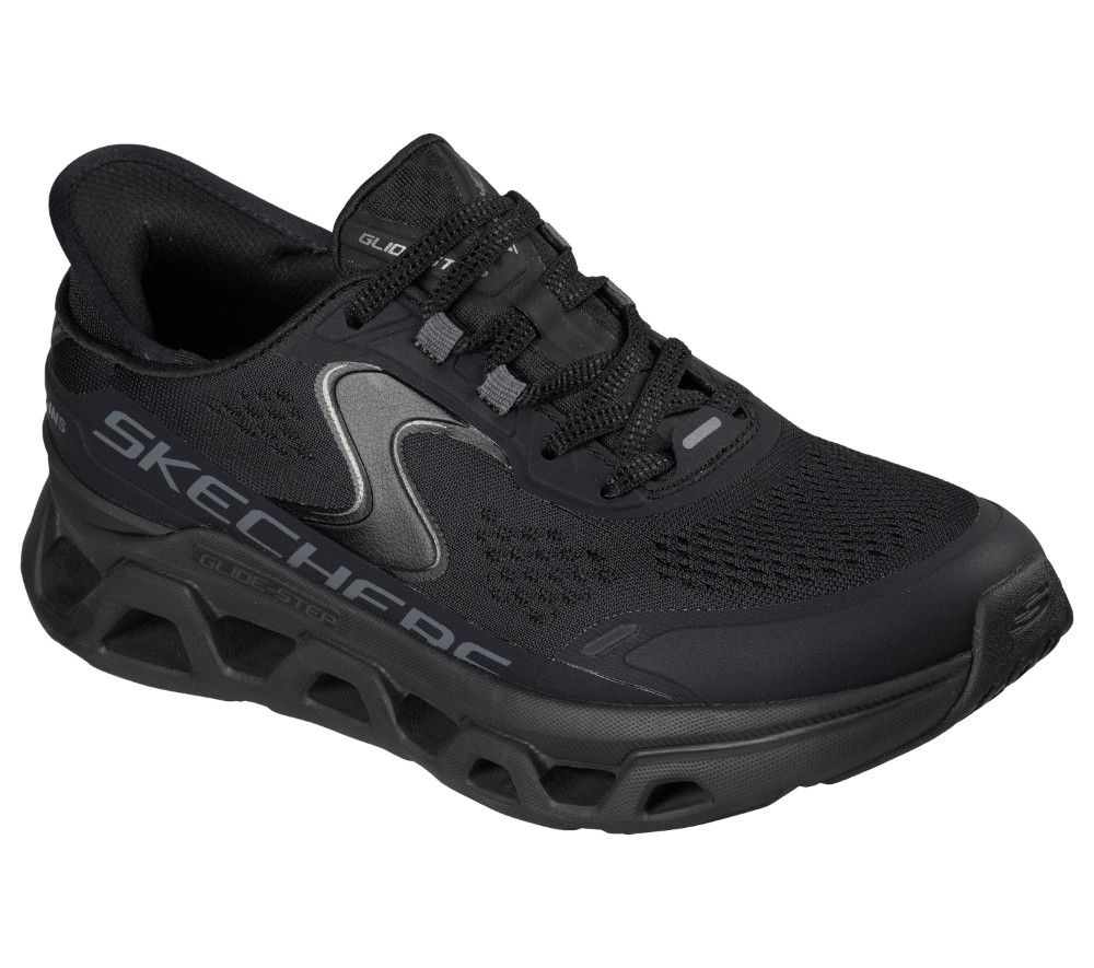 スケッチャーズ スリップインズ レディース SKECHERS Slip-ins スリッポン ハンズフリー スニーカー 黒 厚底 ウォーキングシューズ 靴 グライドステップ アルタス 150510 紐靴 ノーマル幅