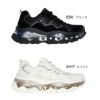 スケッチャーズ レディース スニーカー SKECHERS 靴 普通幅 ウノ カオス 177935 BBK ブラック WHT ホワイト 厚底スニーカー エアー 黒 白