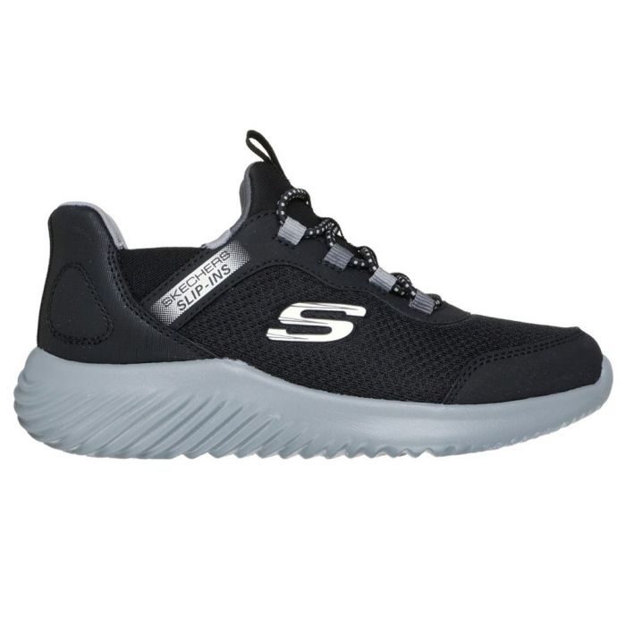スケッチャーズ スリップインズ キッズ ジュニア スニーカー 男の子 女の子 運動靴 黒 ハンズフリー SKECHERS Slip-ins BOUNDER バウンダー ノーマル幅 403822L 303585L