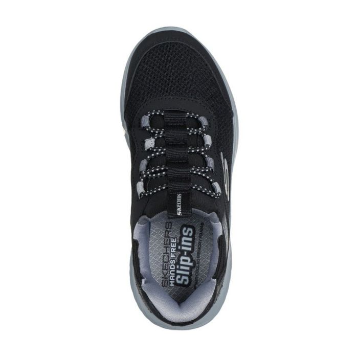 スケッチャーズ スリップインズ キッズ ジュニア スニーカー 男の子 女の子 運動靴 黒 ハンズフリー SKECHERS Slip-ins BOUNDER バウンダー ノーマル幅 403822L 303585L