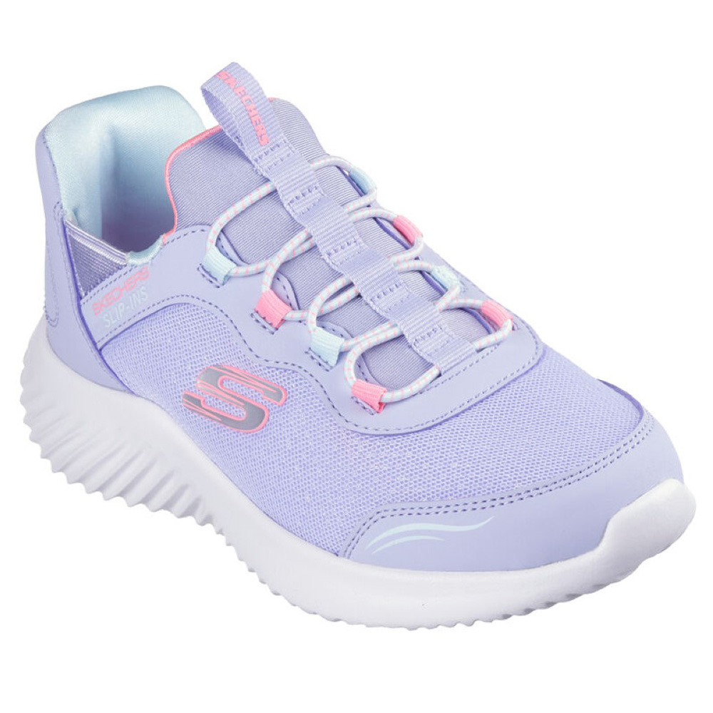 スケッチャーズ スリップインズ キッズ ジュニア スニーカー 男の子 女の子 運動靴 黒 ハンズフリー SKECHERS Slip-ins BOUNDER バウンダー ノーマル幅 403822L 303585L