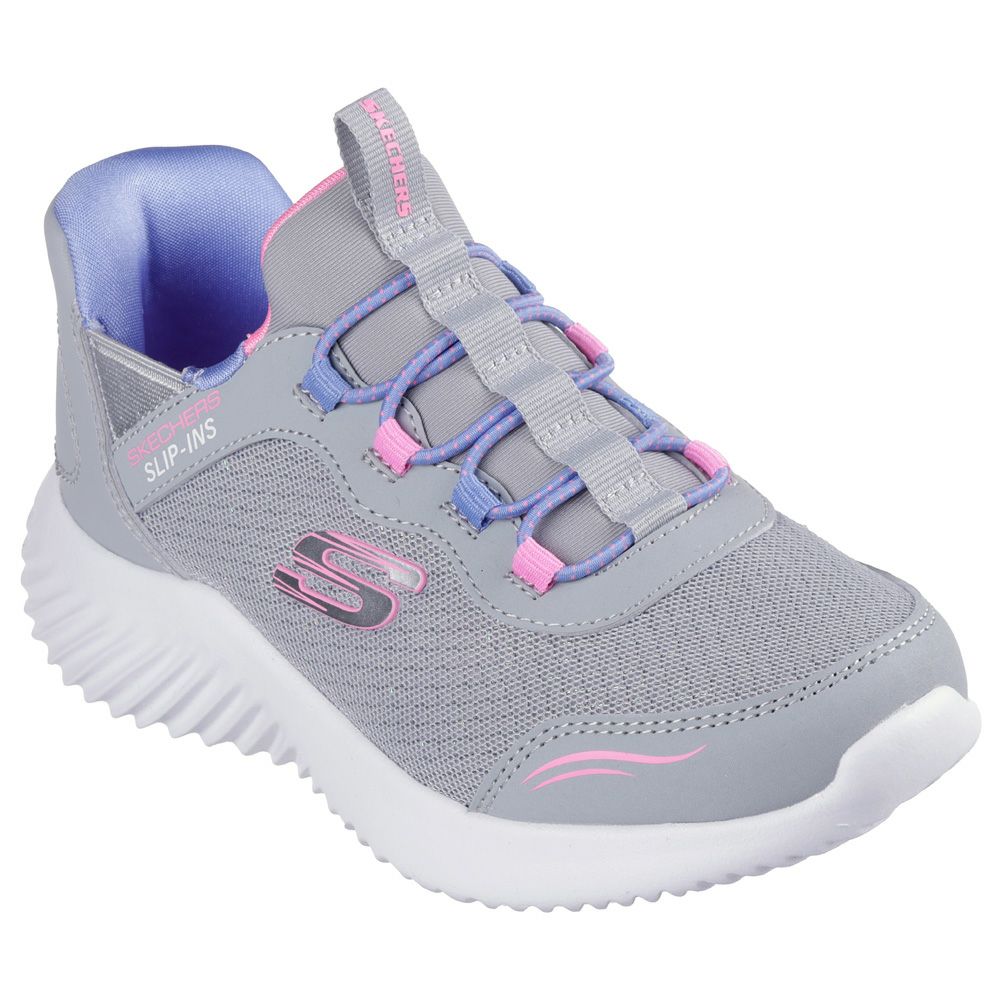 スケッチャーズ スリップインズ キッズ ジュニア スニーカー 男の子 女の子 運動靴 黒 ハンズフリー SKECHERS Slip-ins BOUNDER バウンダー ノーマル幅 403822N 403822L 303585L