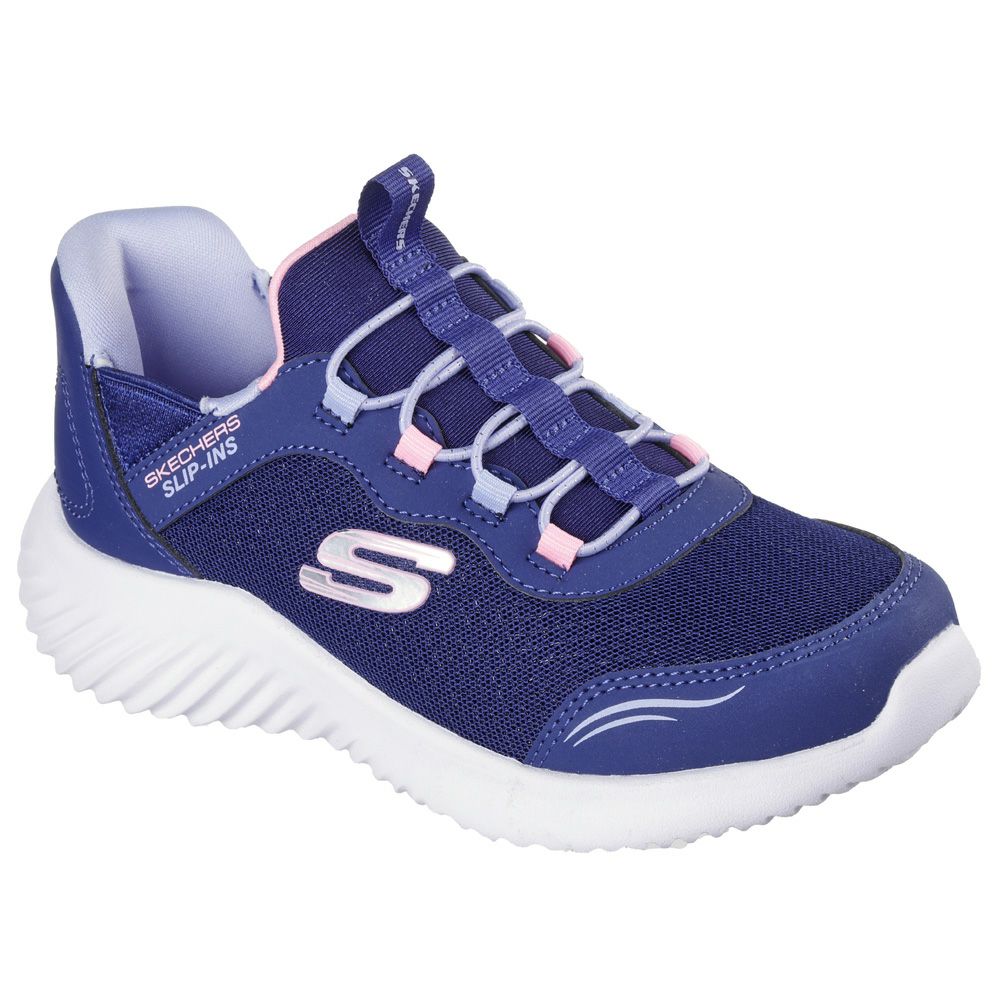 スケッチャーズ スリップインズ キッズ ジュニア スニーカー 男の子 女の子 運動靴 黒 ハンズフリー SKECHERS Slip-ins BOUNDER バウンダー ノーマル幅 403822N 403822L 303585L