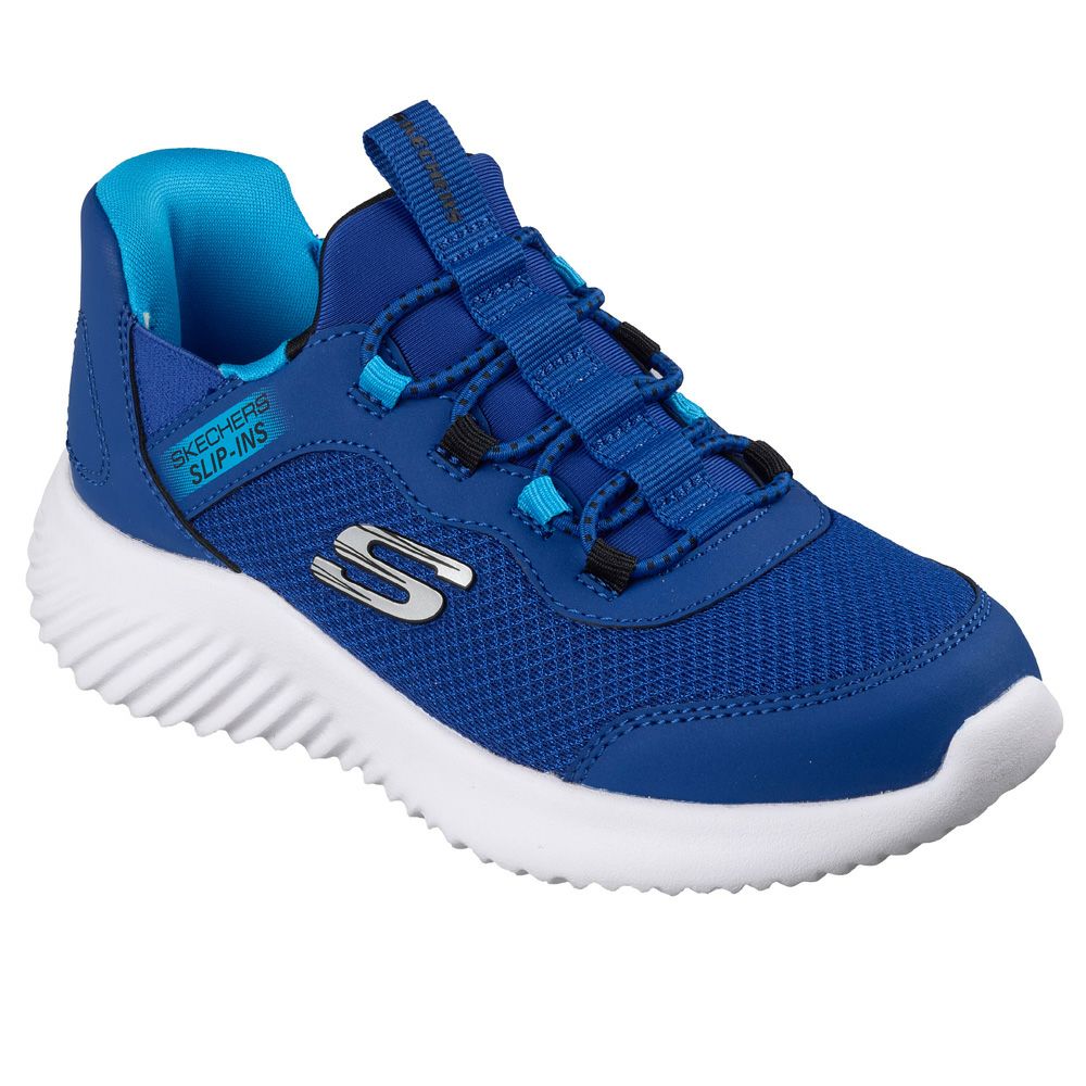 スケッチャーズ スリップインズ キッズ ジュニア スニーカー 男の子 女の子 運動靴 黒 ハンズフリー SKECHERS Slip-ins BOUNDER バウンダー ノーマル幅 403822N 403822L 303585L