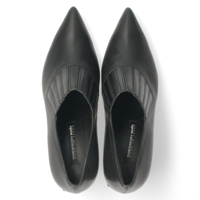 ラボキゴシ ワークス パンプス ブーティ RABOKIGOSHI works レディース 12792 靴 ポインテッドトウ 7cm 本革 日本製