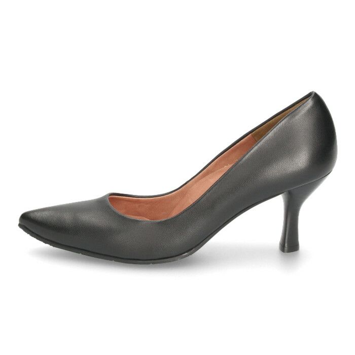 パンプス 黒 ハイヒール 7cm ヒール 撥水加工 日本製 本革 オフィス 仕事 靴 レディース RABOKIGOSHI works ラボキゴシワークス 12684 12684X